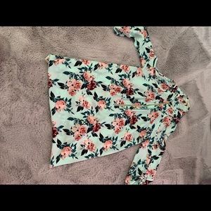 Floral Cold Shoulder